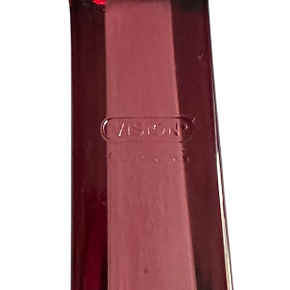 VINTAGE 1.5 QT VISION CORNING CRANBERRY PURPLE GLASS POT USA - Picture 6 of 12